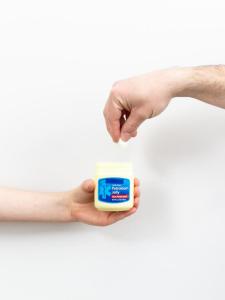Petroleum jelly with a cotton ball will make a great fire starter.